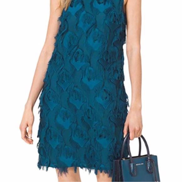 MICHAEL Michael Kors Feather Shift Dress - Picture 2 of 4